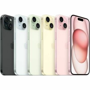 Apple iPhone 15 A3092 256 GB 智能电话 - 15.5 cm (6.1") OLED 2556 x 1179 - 六核 (双核（2 个核心） 3.46 GHz 四核（4 个核心） 2.02 GHz - 6 GB RAM