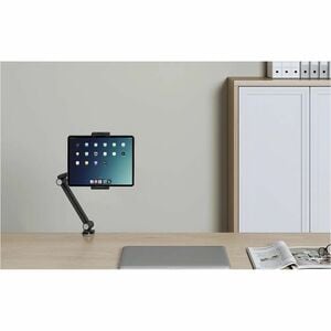 Neomounts Desk Mount for Tablet - Black - Landscape/Portrait - Height Adjustable - 1 Display(s) Supported - 11.9 cm to 32.