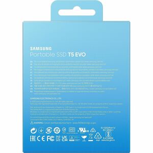 Samsung T5 EVO 4 TB Portable Solid State Drive - External - Black - Desktop PC, Notebook, Smartphone, Gaming Console, Came