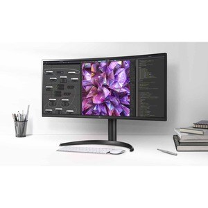 LG 34WQ75C-B 34IN 5MS 60HZ 21:9 CURVED ULTRAWIDE QHD 3440X1440 MONITOR HDMI2.0 DP1.4 USB-C RJ45 HDR10 SPKS HAS 3 YEARS WAR