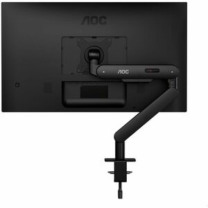 Bras support d'écran AOC pour Moniteur - Noir - Paysage/Portrait - Réglable en hauteur - 43,2 cm à 86,4 cm (34") - 9 kg Ma