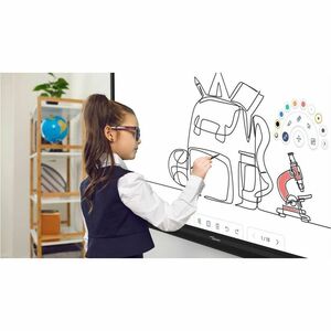 Optoma Creative Touch 3 Series 86" Interactive Flat Panel Display - 86" (2184.40 mm) - ARM Cortex A55 - 4 GB - Infrared (I