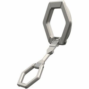 Urban Armor Gear Magnetic Ring Stand - Titanium - Portrait, Landscape - 2.4" Width x 0.5" Depth - Metal, Titanium, Zinc - 