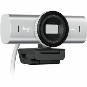 Logitech MX Brio Ultra HD 4K Collaboration and Streaming Webcam, 1080p at 60 FPS, Dual Noise Reducing Mics, Show Mode, USB