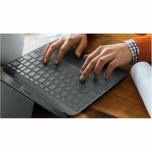 Logitech Combo Touch Keyboard/Cover Case Apple, Logitech iPad (10th Generation) iPad - Oxford Gray - Scrape Resistant, Bum