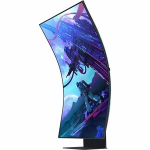 Samsung Odyssey Ark S55CG970NU 55 Zoll Klasse 4K UHD Gekrümmter Bildschirm Smart Gaming Mini-LED-Monitor - 16:9 Format - S