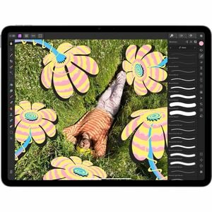 Apple iPad Air (6th Generation) A2898 Tablet - 33.02 cm (13") - Apple M2 - 8 GB - 128 GB Storage - iPadOS 17 - Space Gray 