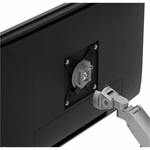 Neomounts NEXT Slim Mounting Arm for Display Screen, Flat Panel Display, Curved Screen Display, Monitor - Silver - Height 