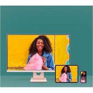 LG MyView 27SR50F-P 27" Class Full HD Smart LCD Monitor - 16:9 - Pink - 27" Viewable - In-plane Switching (IPS) Technology