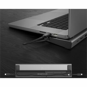 j5create JCD554 USB4 Docking Station für Notebook, Monitor, Tastatur, Maus - Ladefunktion - Speicherkartenleser - SD, micr