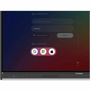 ViewSonic ViewBoard IFP6553 1651 mm 4K UHD LCD Collaboration Display - Infrared (IrDA) - Touchscreen - 3840 x 2160 - 450 c