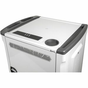 Rocstor Volt C32 PRE-WIRED Charge Cart - Includes 32 USB-C 65W Power Adapters - 0 Shelf - 3 Drawer - 4 Casters - 5" Caster