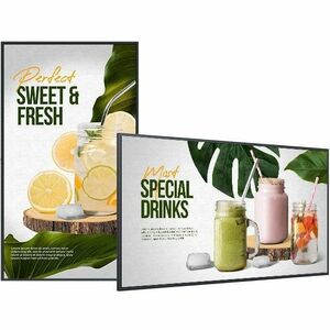 AG Neovo NSD-5503 1397 mm Digital Signage Display - 24 Hours/7 Days Operation - Vertical Alignment (VA) Cortex A35 - 2 GB 