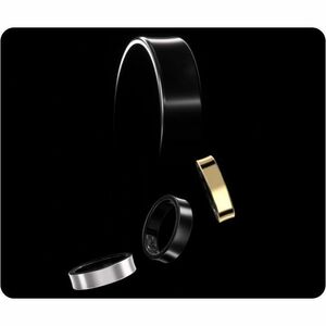 Samsung Galaxy Ring, Size 9, Titanium Black - Android - Accelerometer, PPG Sensor, Temperature Sensor - Sleep Quality, Hea