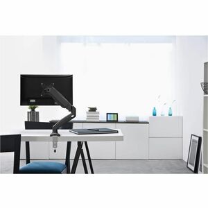 Manhattan Brazo de Montaje para Monitor, Monitor LED, Monitor LCD, Pantalla, Soporte de Sobremesa, Pantalla curva - Negro 