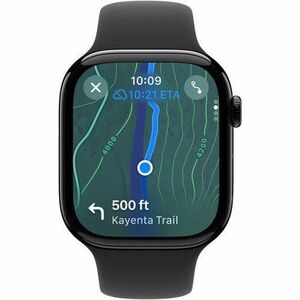 Apple Watch Series 10 Smartwatch - 42 mm Case Height - 36 mm Case Width - Schwarz Case Color - Schwarz Band Color - Alumin