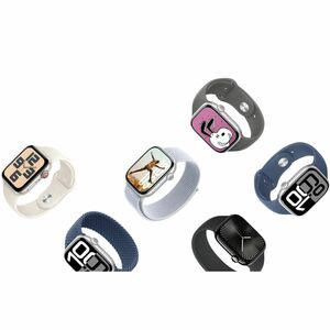 Apple Watch Series 10 Smartwatch - 46 mm Case Height - 36 mm Case Width - Schiefer Case Color - Schwarz Band Color - Titan