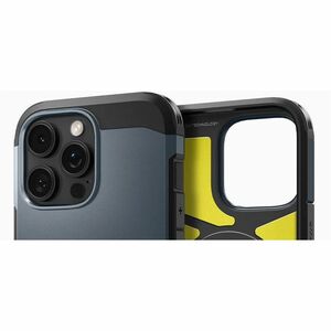 Spigen Tough Armor T Case for Apple iPhone 16 Pro Smartphone - Metal Slate - Impact Resistant, Drop Resistant, Shock Absor