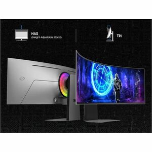 Samsung Odyssey OLED G9 S49DG954SU 49 Zoll Class Dual Quad HD (DQHD) Gekrümmter Bildschirm Smart-Gaming-OLED-Monitor - 32: