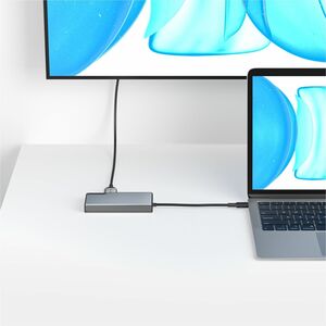 Alogic Fusion MAX USB-Typ C Docking Station für Notebook, Projektor, Tablet, Desktop-PC, Monitor, TV, Smartphone - 100 W -