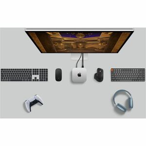 Apple Mac mini MCX44CH/A 台式计算机 - Apple - 24 GB - 512 GB SSD - Mini PC - 银 - Apple M4 Pro 芯片 - Apple 16核 - IEEE 802.11ax Wi