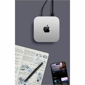 Apple Mac mini MCX44KS/A Desktop Computer - Apple M4 Pro - 24 GB - 512 GB SSD - Mini PC - Silver - Apple M4 Pro Chip - Mac