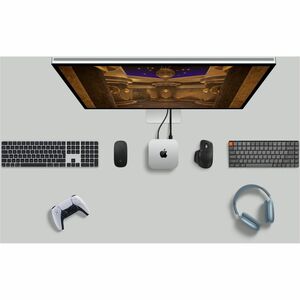 Apple Mac mini Desktop Computer - Apple M4 - 16 GB - 1 TB SSD - Mini PC - Silver - Apple M4 Chip - macOS Sequoia - Apple D