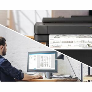 HP PLOTTER DESIGNJET T650 24-in Printer, Inyección térmica de tinta, 4 tintas (C, M, A ,N), Resolución de impresión hasta 