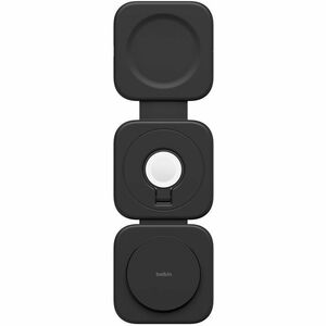 Belkin BoostCharge Pro Induktionsladegerät - Schwarz - für Qi2-fähiges Gerät, iPhone, Smartwatch, AirPod - Eingangsstecker