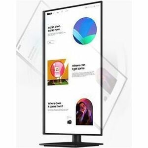 Samsung S27D400 - Monitor desktop Business 27" Flat, Serie S31D, FHD, 100Hz, Stand Regolabile e Pivot, Lumin. 250 cd/m2, C