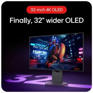 LG UltraGear 32GS95UV-B 32" (81.3 cm) Class 4K UHD Gaming OLED Monitor - 16:9 - 31.5" (80 cm) Viewable - OLED - 3840 x 216