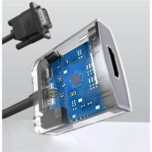 Vention ACN A/V Adapter - 1 x 15 pin HD-15 VGA - Male - 1 x HDMI Digital Audio/Video - Female, 1 x Mini-Phone audio - Fema