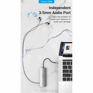 Vention TOMHB Docking Station for Hard Drive, U Disk, Tablet, Keyboard, Gaming Console, Cellular Phone, Smartphone, Notebo
