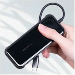 Vention USB Type C Docking Station for Memory Card Reader, U Disk, Monitor, Notebook, Keyboard, Mouse, Camera, Flash Drive