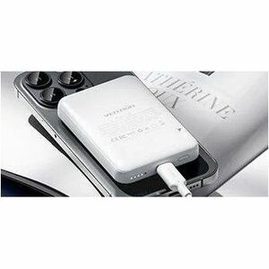 Vention FHS Power Bank - White - For iPhone - 5000 mAh - 20 W - 2.40 A, 2.22 A, 1.67 A, 3 A - 5 V DC, 9 V DC, 12 V DC Outp