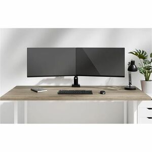 Neomounts NERO Mounting Arm for Monitor - Black - Height Adjustable - 2 Display(s) Supported - 25.4 cm to 81.3 cm (32") Sc