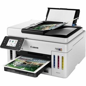 Canon GX6120 Wired & Wireless MegaTank Inkjet Multifunction Printer - Color - Copier/Printer/Scanner - 1200 x 600 dpi Prin