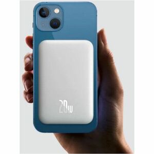 Power Bank Baseus - Bianco - Per iPhone - 6000 mAh - 1 x USB - Bianco