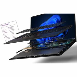Lenovo ThinkPad X1 Carbon Gen 13 21NS005TUS 14" Copilot+ PC Ultrabook - 2.8K - Intel Core Ultra 7 266V - Intel Evo Platfor