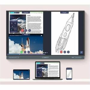 BenQ Board Pro RP6504 4K UHD LCD Collaboration Display - ARM - 8 GB - Infrarosso (IrDA) - Touchscreen - 16:9 Rapporto di f