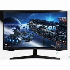 Monitor LED para juegos Samsung Odyssey G5 S27CG552EL 27" (68.6cm) Class WQHD Pantalla curva - 16:9 - Negro - 27" (68.6cm)