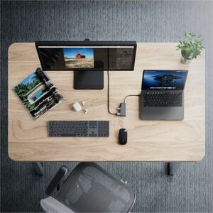 Alogic Fusion CORE USB-Typ C Docking Station - Grau, Schwarz - 1 Unterstützte Displays - 4K - 3840 x 2160 - 4 x USB-Anschl