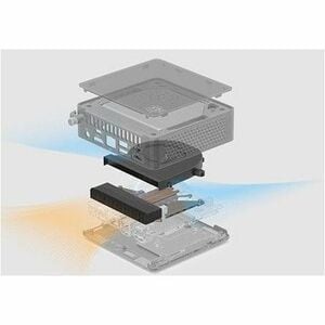 Asus NUC 15 Pro NUC15CRKU7 Barebone System - Mini PC - Intel Core Ultra 7 - Intel Chip - 96 GB DDR5 SDRAM DDR5-6400/PC5-51