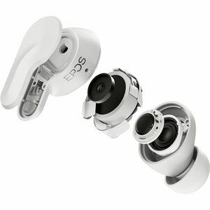 EPOS ADAPT E1 True Wireless Bluetooth Earbuds - Nordic White - Microsoft Teams Certification - Stereo - True Wireless - Bl