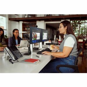 Poly Voyager Legend 50-M Sem fios Auscultadores, Fixo à orelha Mono Auscultadores - Preto - Microsoft Teams Certification 