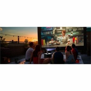 Nebula Capsule 3 LED Projector - Portable - Black - Front - 1080p - Outdoor, Entertainment