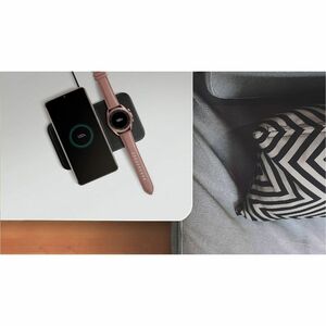Samsung Wireless Charger Duo - For Smartphone, Smartwatch, Earbud - LED Indicator, Fast Charging