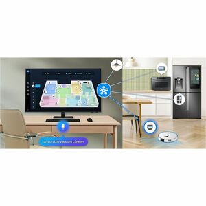 Moniteur LED intelligent Samsung S32FM702UU 32"" Classe 4K UHD - 16:9 - Noir - 81,3 cm (32"") Viewable - LED Rétroéclairag