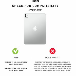 Urban Armor Gear Metropolis SE Robust Tasche (Folie) für 27,9 cm (11 Zoll) Apple Tablet - Schwarz - Polyurethan Außenmater