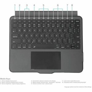 Targus VersaVu THZ967ES Keyboard/Cover Case (Folio) for 27.7 cm (10.9") to 27.9 cm (11") Apple iPad Air 11 (2024), iPad, i